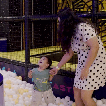 Children enjoying creative activities at a Wooray indoor play area