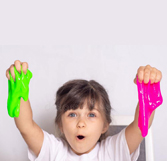 Slime-making activity, part of the Wooray Mohali play experience